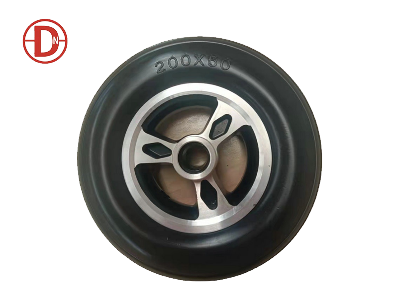 Polyurethane solid foam wheel